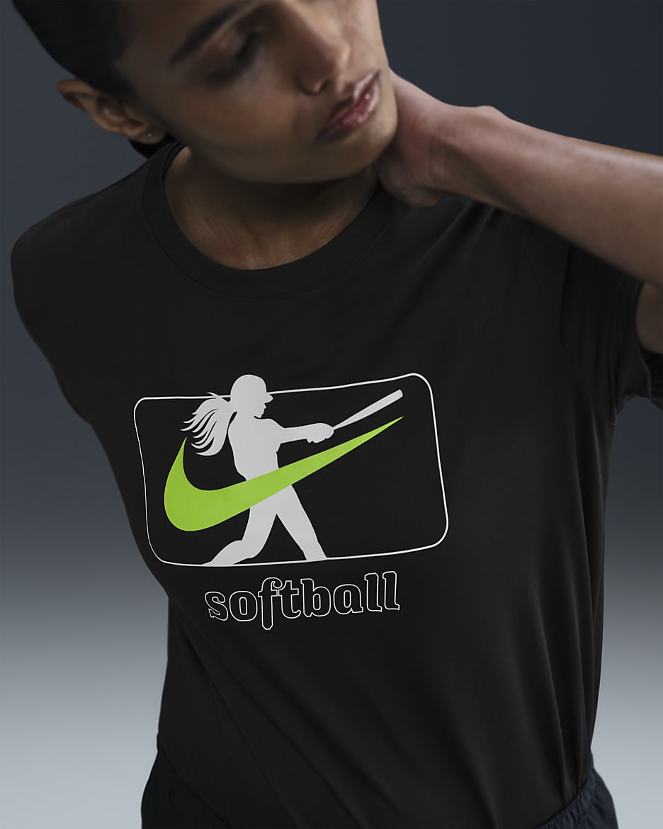 Nike Women s Dri FIT Softball T Shirt